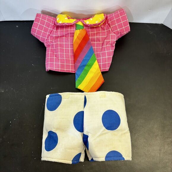 Cabbage Patch Kid CPK Clown Boy Full Outfit  Shoes Coleco 1986 80s Vintage - Picture 11 of 16